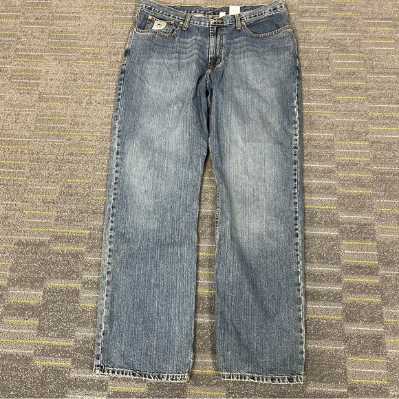 Cinch White Label Men's Relaxed Fit Straight Leg Denim Jeans MB92834003 38x34 - Picture 2 of 15